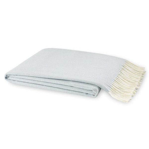 Baby Blue Herringbone Throw