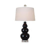 Triple Gourd Ceramic Lamp