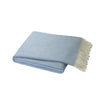 Blue Denim Herringbone Throw