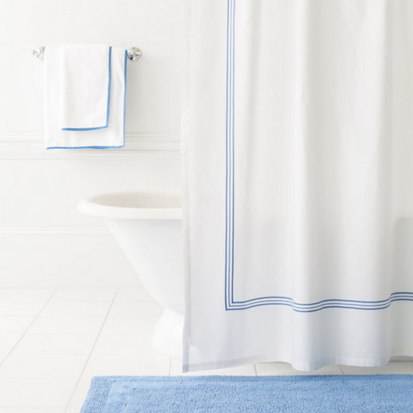 French Blue Shower Curtain