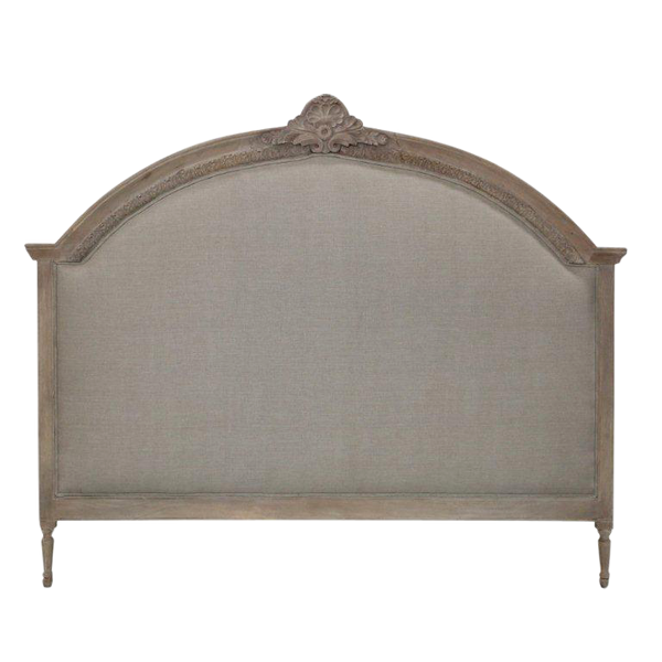 Wooden Round Top Headboard