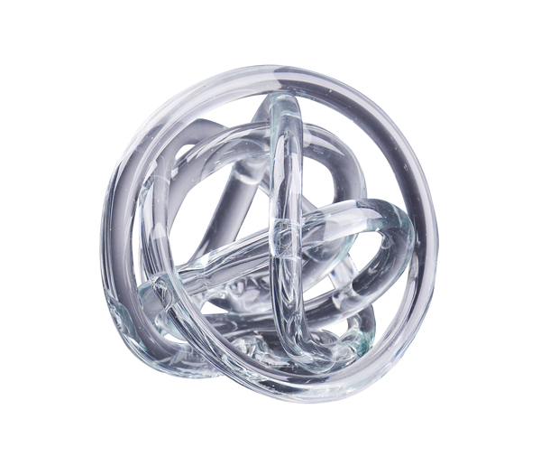 Glass Knot Decor