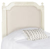 Antique Beige Wooden Headboard