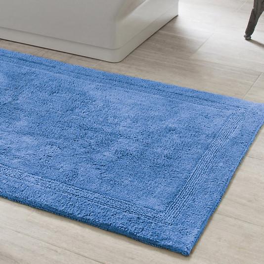 French Blue Bath Rug
