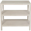 2 Shelf Side Table White