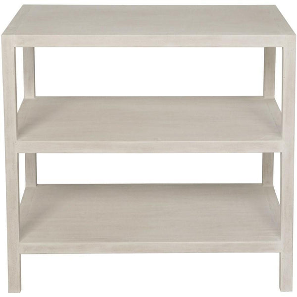 2 Shelf Side Table White