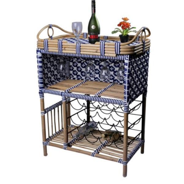 Madrid Wine Bar  with Removable Serving Tray