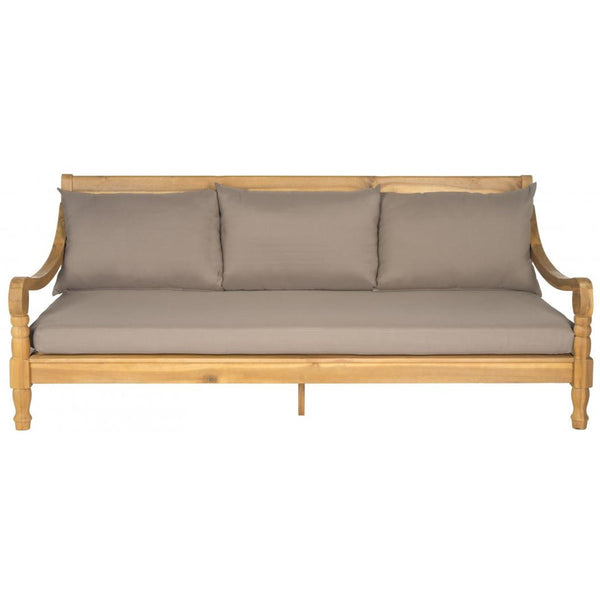 Pasadena Day Bed - Teak Brown/Taupe
