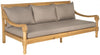 Pasadena Day Bed - Teak Brown/Taupe