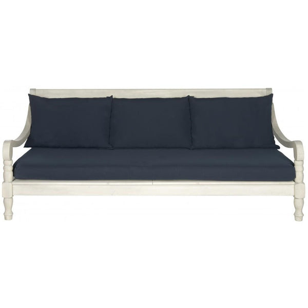 Pasadena Day Bed - Antique White/Navy