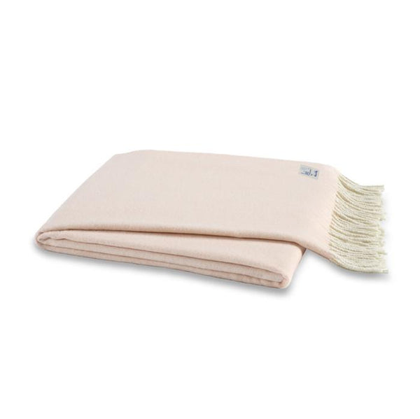 Pink Salt Herringbone Throw