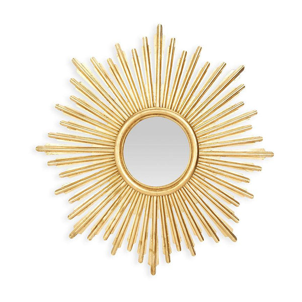 Antiqued Gold Starburst Mirror