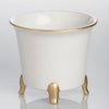 White + Gold Cachepot
