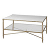 Henzler Mirrored Glass Coffee Table