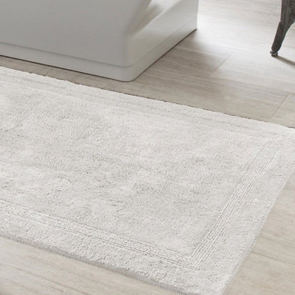 White Bath Rug