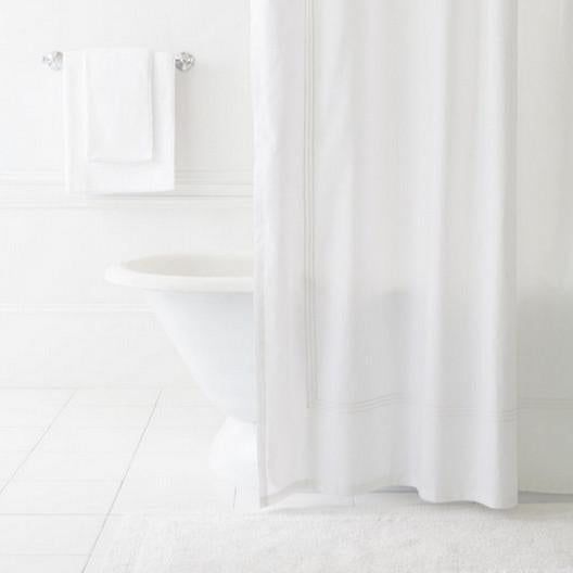 White Shower Curtain