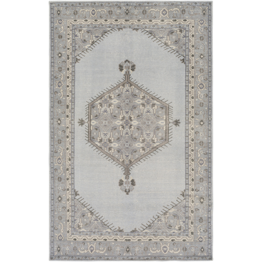 Zahra Grey and Cream Rug